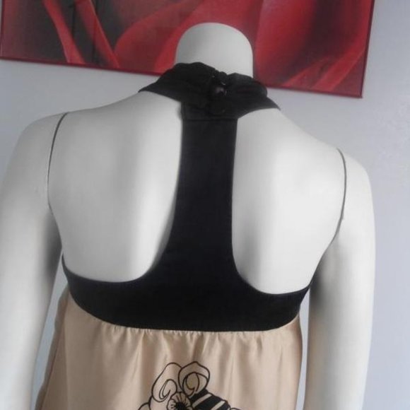 Voom by Joy Han printed silk long dress - Picture 4 of 6